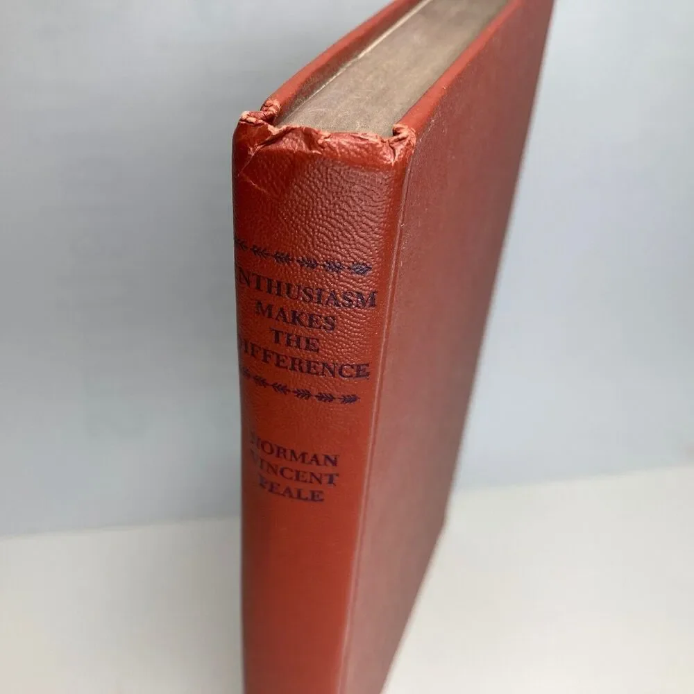 Enthusiasm Makes the Difference, Norman Vincent Peale Vintage 1967 HC Hard Cover
